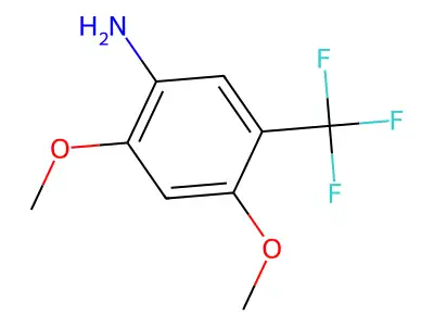 2,4-Dimethoxy-5-(trifluoromethyl)aniline structure