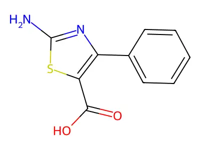 2-Amino-4-phenylthiazole-5-carboxylic acid structure