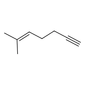 6-Methyl-5-hepten-1-yne structure