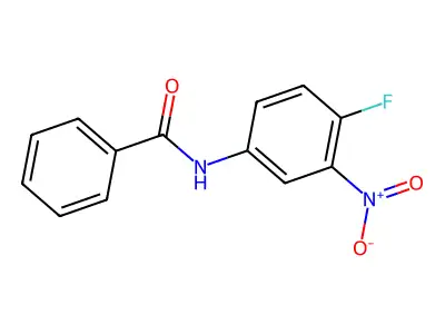 N-(4-fluoro-3-nitrophenyl)benzamide structure
