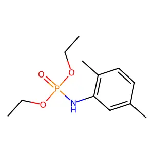 Phosphoramidic acid, 2,5-xylyl-, diethyl ester (8CI) structure