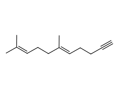 5,9-Undecadien-1-yne, 6,10-dimethyl- structure
