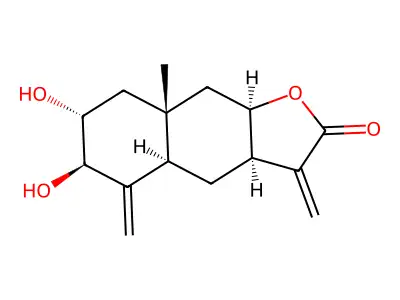 Sesquiterpene lactone TS-8 structure
