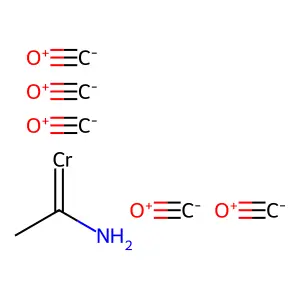 Chromium, (1-aminoethylidene)pentacarbonyl- structure
