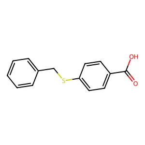 4-(Benzylsulfanyl)benzoic acid structure