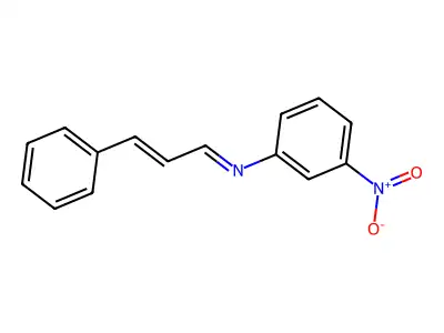 Benzenamine, 3-nitro-N-(3-phenyl-2-propenylidene)- structure