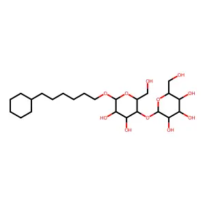 Cyclohexyl-Hexyl-Beta-D-Maltoside structure