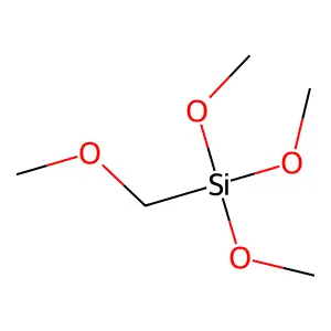 Trimethoxy(methoxymethyl)silane structure
