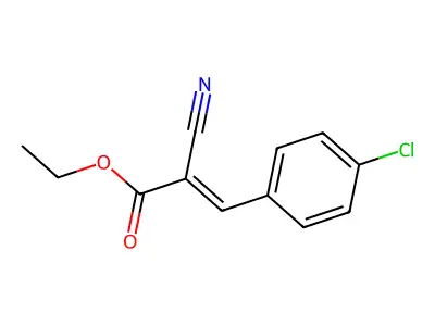 Ethyl (Z)-3-(4-Chlorophenyl)-2-cyanoacrylate structure