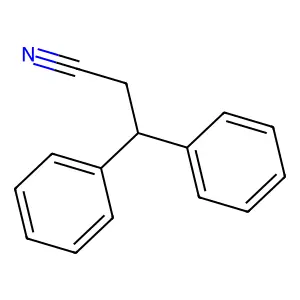 3,3-二苯基丙腈 structure
