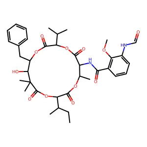 Neoantimycin, methyl ester structure