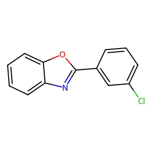 2-(3-Chlorophenyl)benzoxazole structure