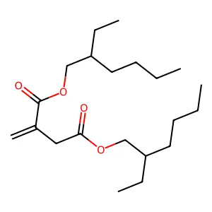 Bis(2-ethylhexyl) methylenesuccinate structure