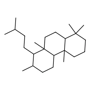 8,13-Dimethyl-14-(3-methylbutyl)podocarpane structure