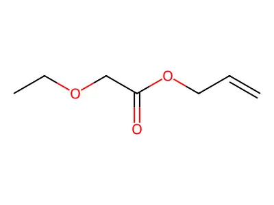 Allyl ethoxyacetate structure