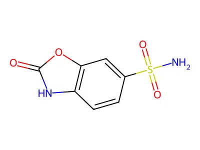 2,3-二氢-2-氧代苯并噁唑-6-磺酰胺 structure