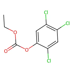 Ethyl (2,4,5-trichlorophenyl) carbonate structure