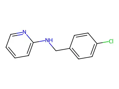 N-((4-氯苯基)甲基)吡啶-2-胺 structure