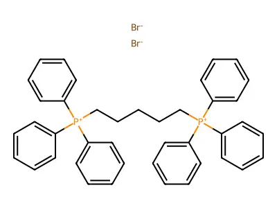 Pentamethylenebis(triphenylphosphonium) bromide structure