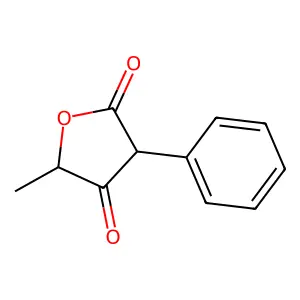 5-Methyl-3-phenyloxolane-2,4-dione structure