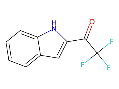2,2,2-trifluoro-1-(1H-indol-2-yl)ethanone structure