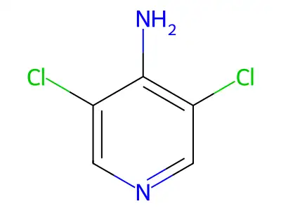 4-Amino-3,5-dichloropyridine structure