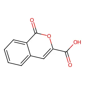 1-oxo-1H-isochromene-3-carboxylic acid structure