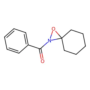 2-Benzoyl-1-oxa-2-azaspiro(2.5)octane structure
