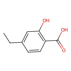 4-Ethyl-2-hydroxybenzoic acid structure