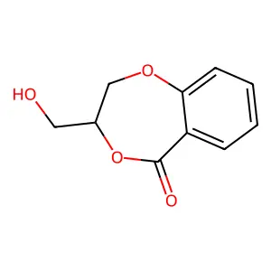 3-(Hydroxymethyl)-2,3-dihydro-5H-1,4-benzodioxepin-5-one structure