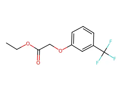 Ethyl 2-[3-(trifluoromethyl)phenoxy]acetate structure