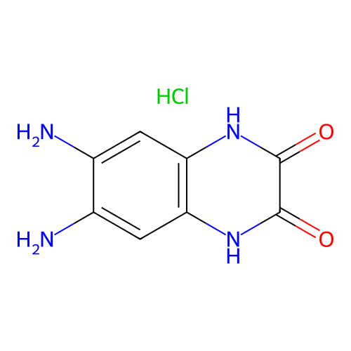6,7-Diamino-1,4-dihydroquinoxaline-2,3-dione hydrochloride structure