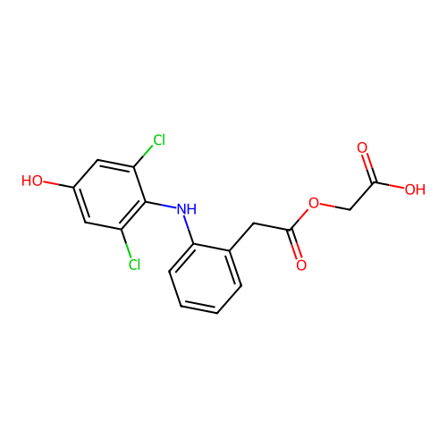 4'-Hydroxy Aceclofenac structure