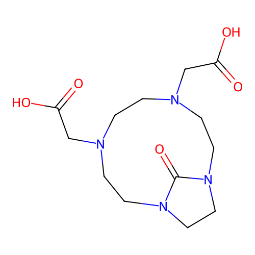 13-oxo-1,4,7,10-Tetraazabicyclo[8.2.1]tridecane-4,7-diacetic Acid structure