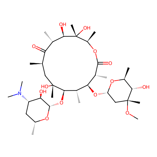 Erythromycin Impurity 73 structure