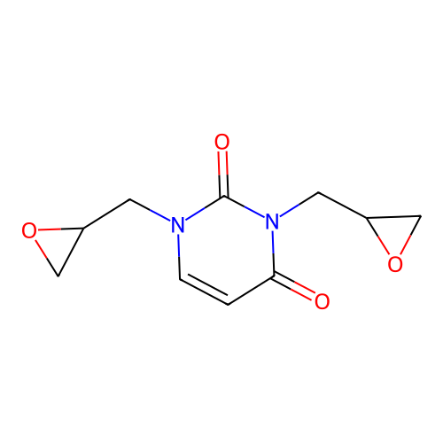 1,3-Bis(2,3-epoxypropyl)uracil structure