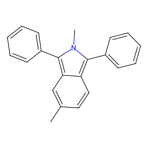 2,5-Dimethyl-1,3-diphenylisoindole structure