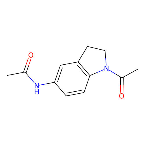 N-(1-Acetyl-2,3-dihydro-1H-indol-5-YL)-acetamide structure