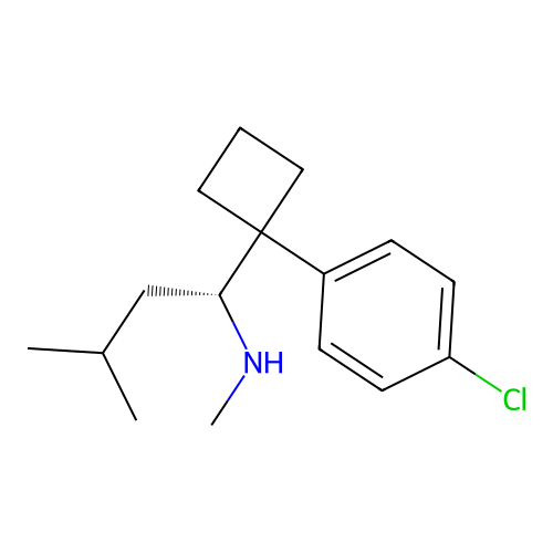 R-(+)-Mono-desmethylsibutramine structure