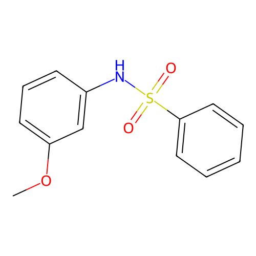 n-(3-Methoxyphenyl)benzenesulfonamide structure
