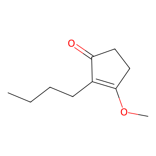 2-Cyclopenten-1-one, 2-butyl-3-methoxy- structure