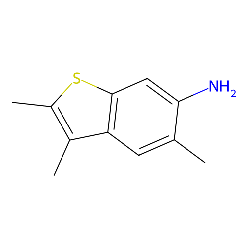 2,3,5-Trimethylbenzothiophen-6-amine structure