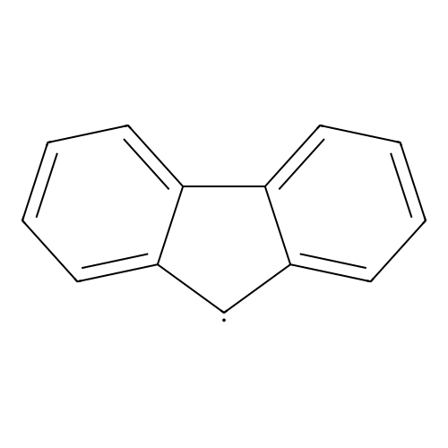 Fluorenyl radical structure