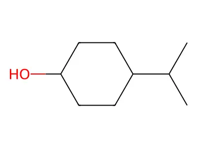 cis-And trans-4-isopropylcyclohexanol structure