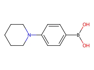 (4-(Piperidin-1-yl)phenyl)boronic acid structure
