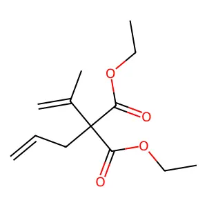Diethyl (prop-1-en-2-yl)(prop-2-en-1-yl)propanedioate structure