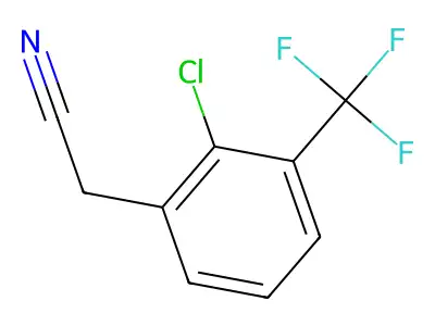 2-Chloro-3-(trifluoromethyl)phenylacetonitrile structure