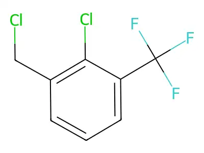 2-Chloro-5-trifluoromethylbenzyl chloride structure