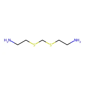 2-(2-Aminoethylsulfanylmethylsulfanyl)ethanamine structure