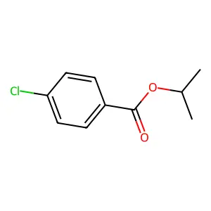 Propan-2-yl 4-chlorobenzoate structure